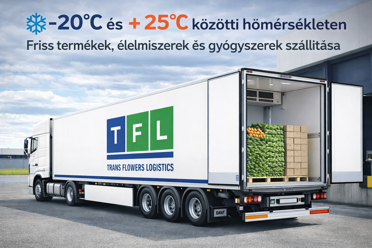 Temperált árufuvarozás DAF